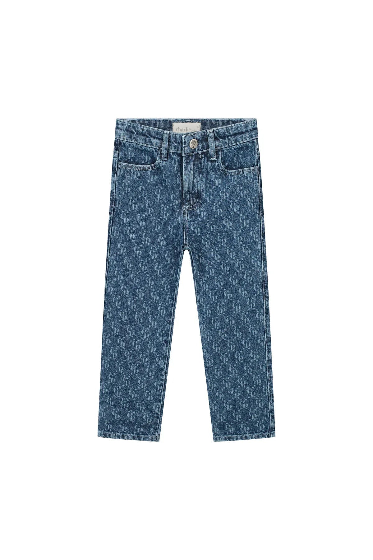 Josh Jeans All-Over CP Logo van Charlie Petite | Kids Conceptstore Le Fanfare