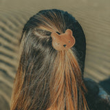 Josy Classic Hair Tie - Bear - Cognac Classic Leather van Donsje Amsterdam | Kids Conceptstore Le Fanfare