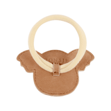 Josy Classic Hair Tie - Koala - Truffle Nubuck van Donsje Amsterdam | Kids Conceptstore Le Fanfare