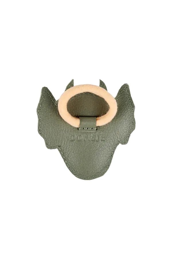 Josy Exclusive Hair Tie - Draak - Green Bay Leather van Donsje Amsterdam | Kids Conceptstore Le Fanfare