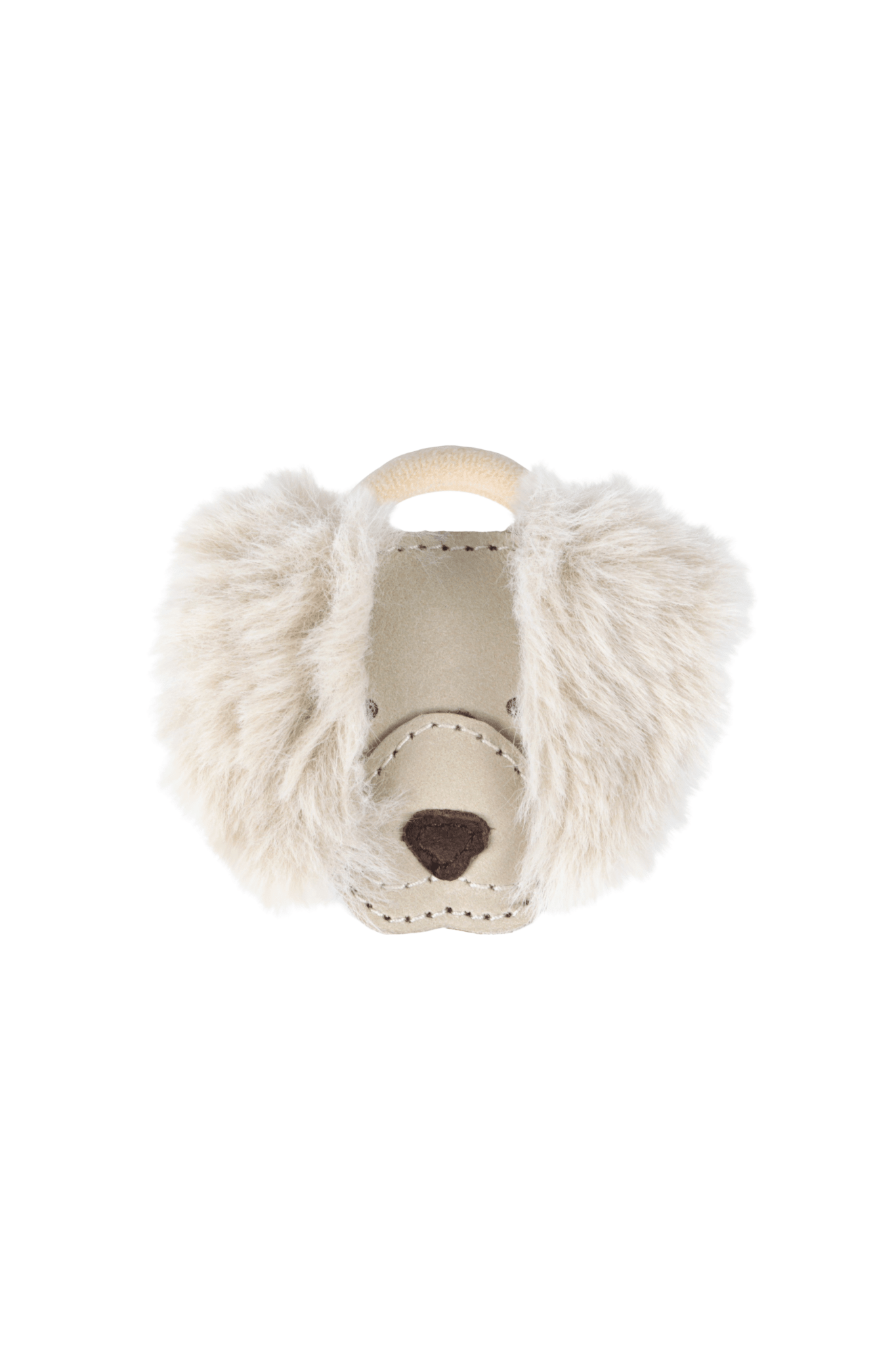 Josy Exclusive Hair Tie - Golden Retriever - Ivory Classic Leather van Donsje Amsterdam | Kids Conceptstore Le Fanfare