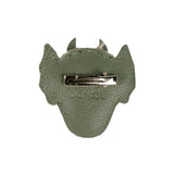 Josy Exclusive Hairclip Draak Green Bay Leather van Donsje Amsterdam | Kids Conceptstore Le Fanfare