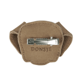 Josy Special Hairclip - Saint Bernard - Truffle Nubuck van Donsje Amsterdam | Kids Conceptstore Le Fanfare