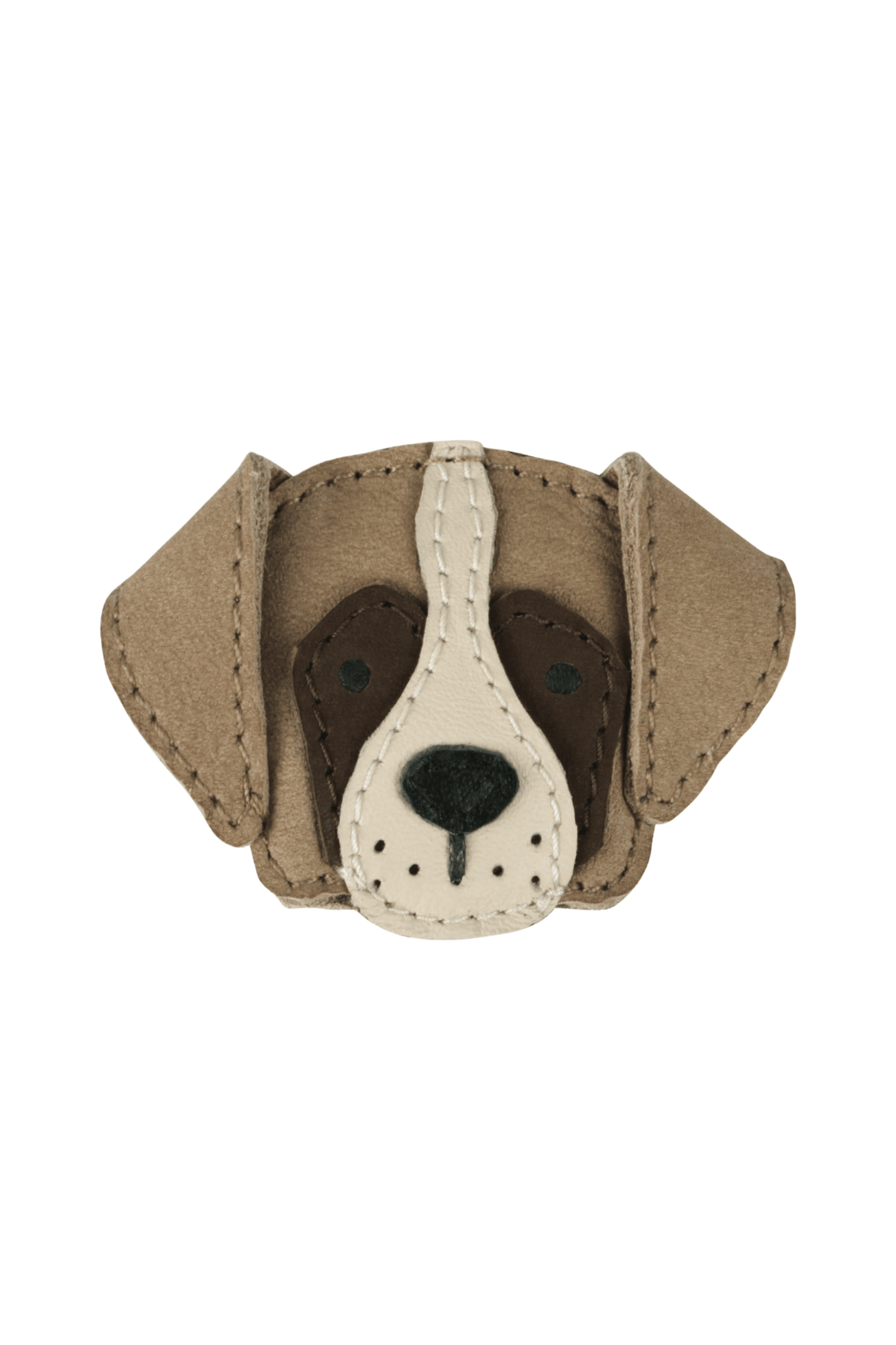 Josy Special Hairclip - Saint Bernard - Truffle Nubuck van Donsje Amsterdam | Kids Conceptstore Le Fanfare