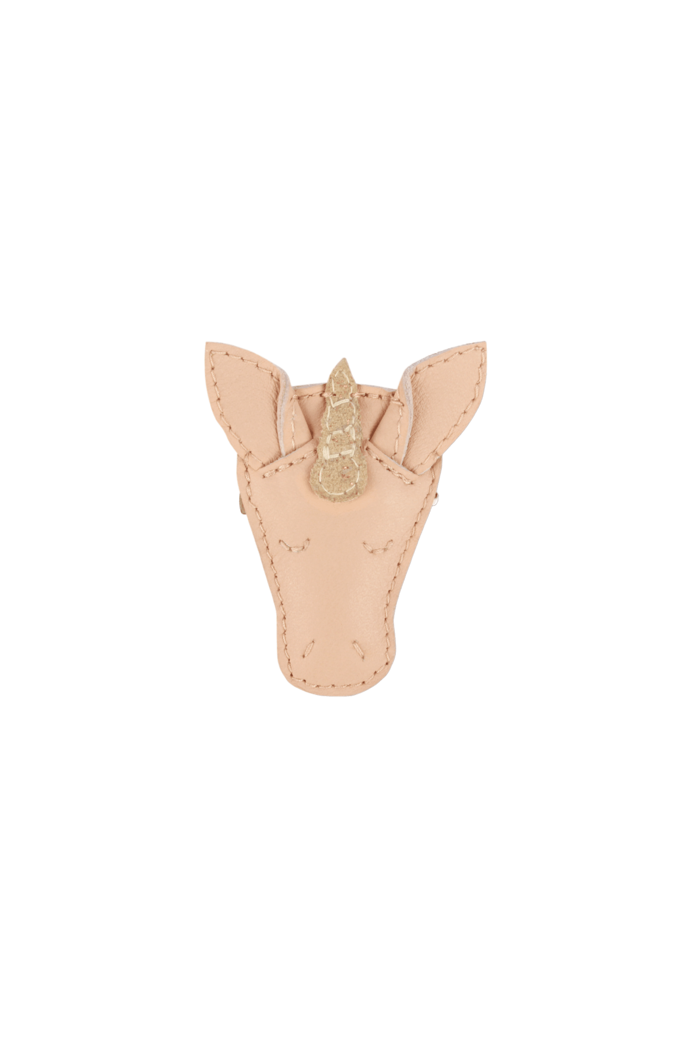 Josy Special Hairclip - Unicorn - Light Rose Leather van Donsje Amsterdam | Kids Conceptstore Le Fanfare