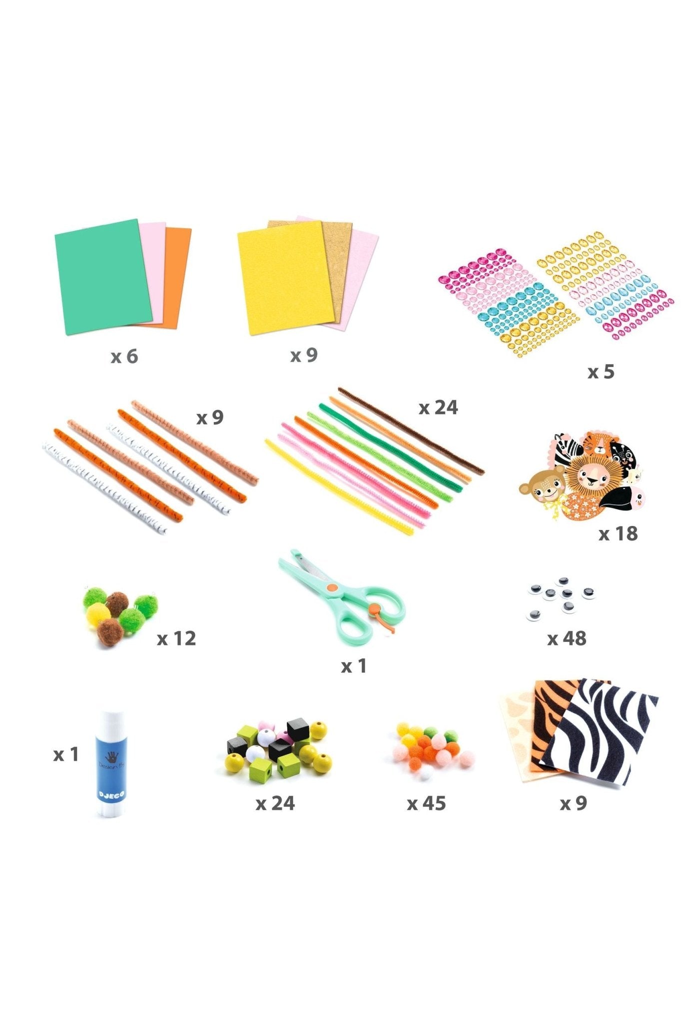Jungle Animal Creation Box van Djeco | Kids Conceptstore Le Fanfare