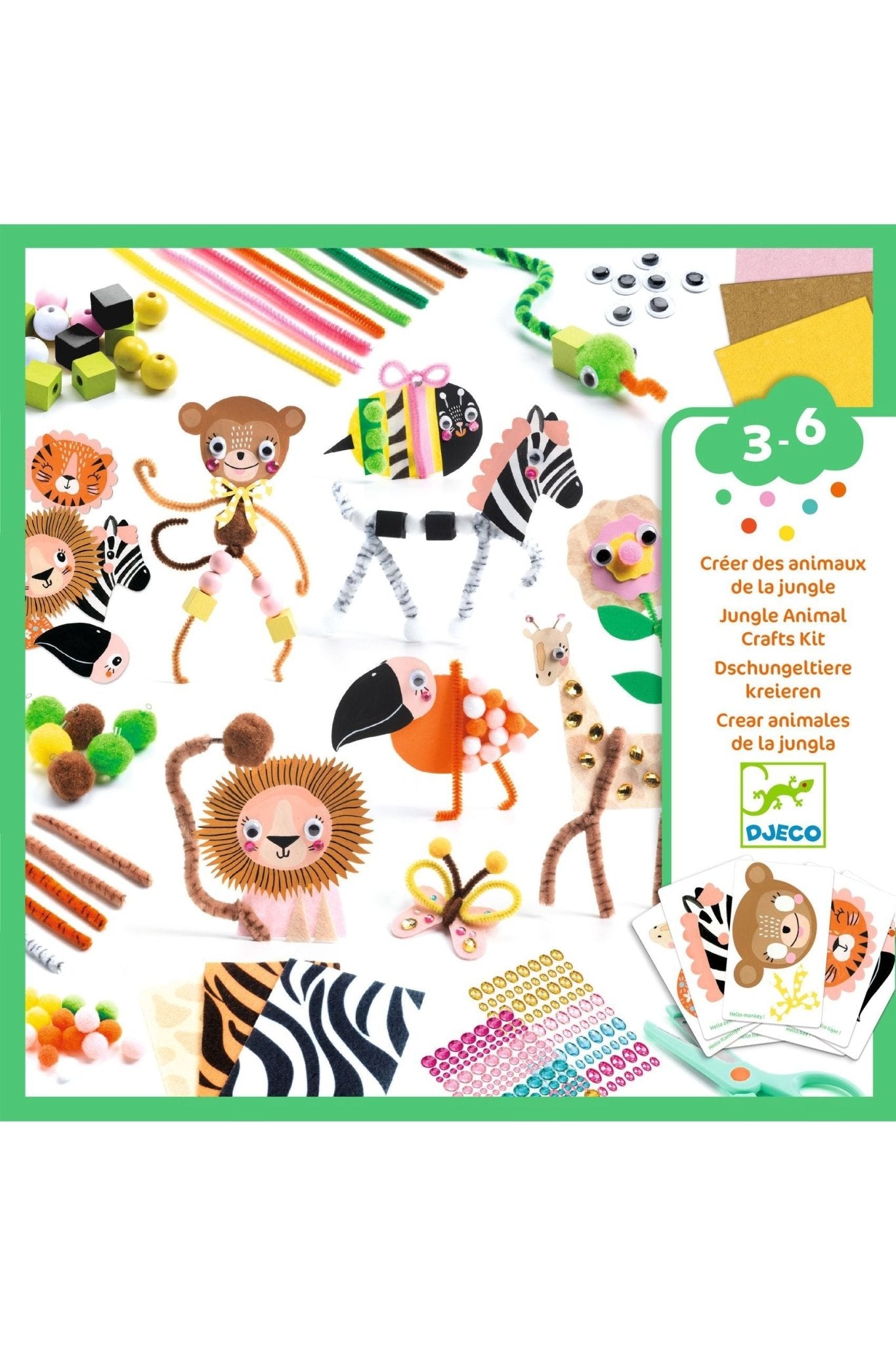 Jungle Animal Creation Box van Djeco | Kids Conceptstore Le Fanfare
