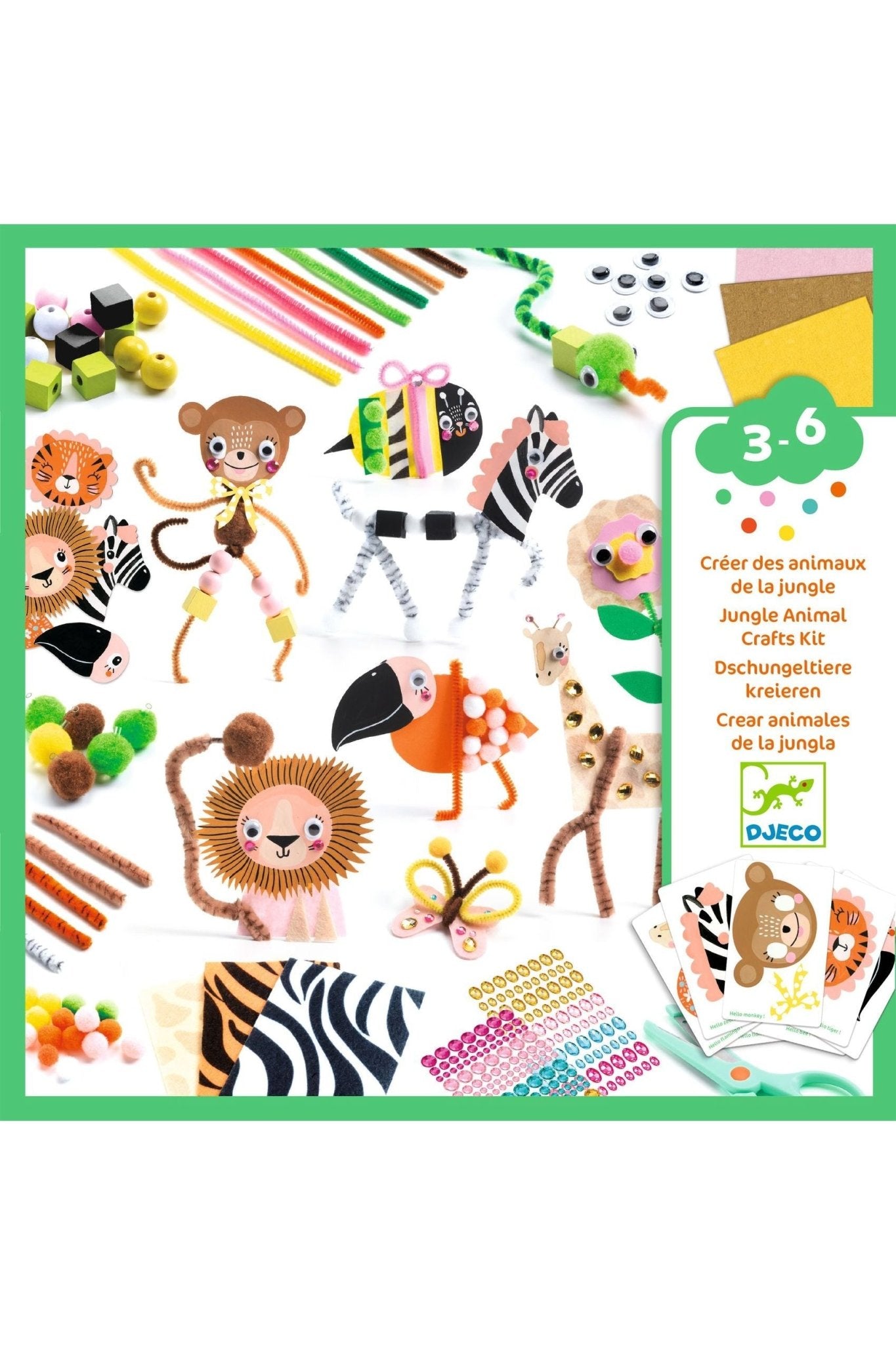 Jungle Animal Creation Box van Djeco | Kids Conceptstore Le Fanfare