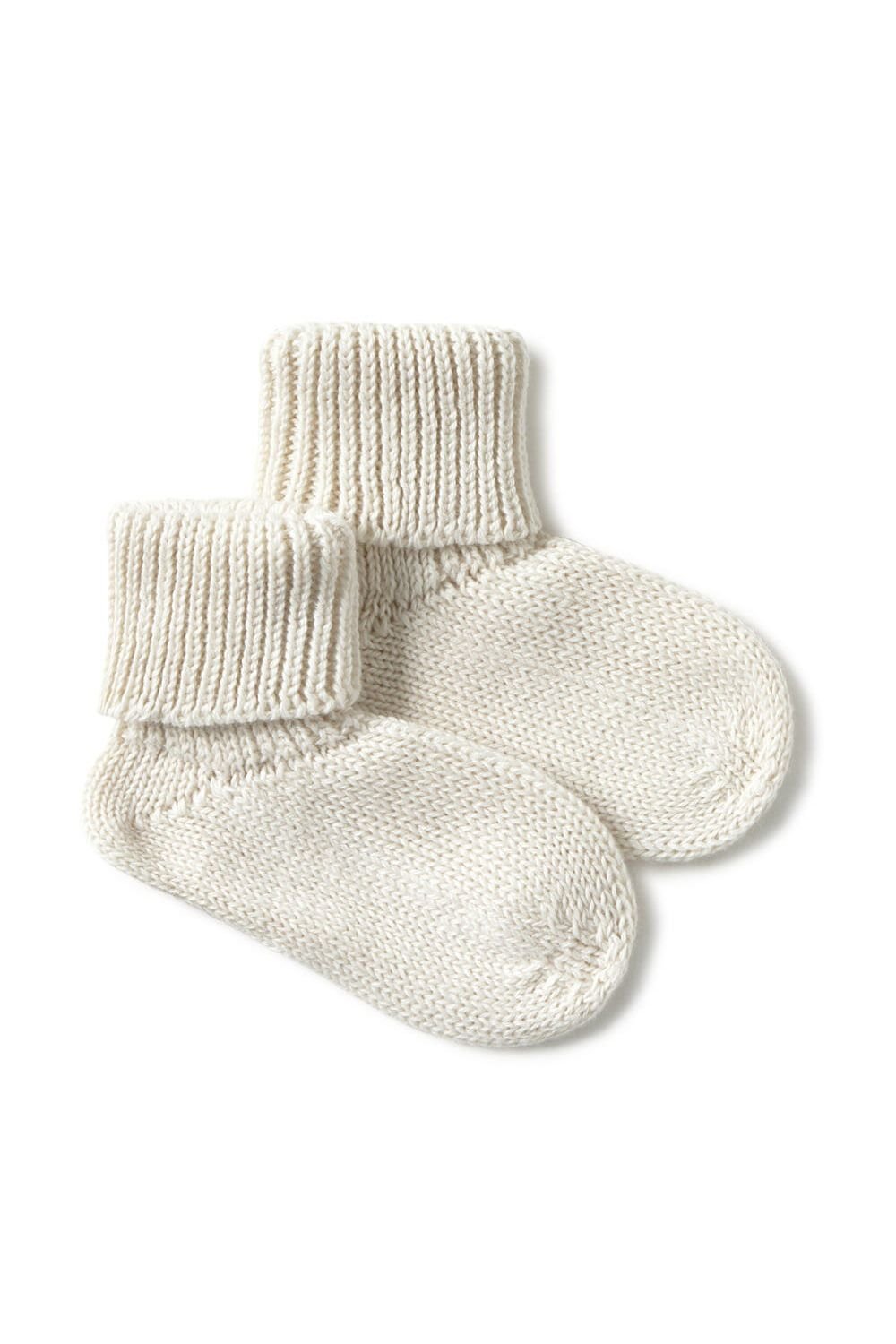 Juno knitted socks - cream van Li&me | Kids Conceptstore Le Fanfare