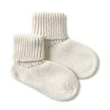 Juno knitted socks - cream van Li&me | Kids Conceptstore Le Fanfare