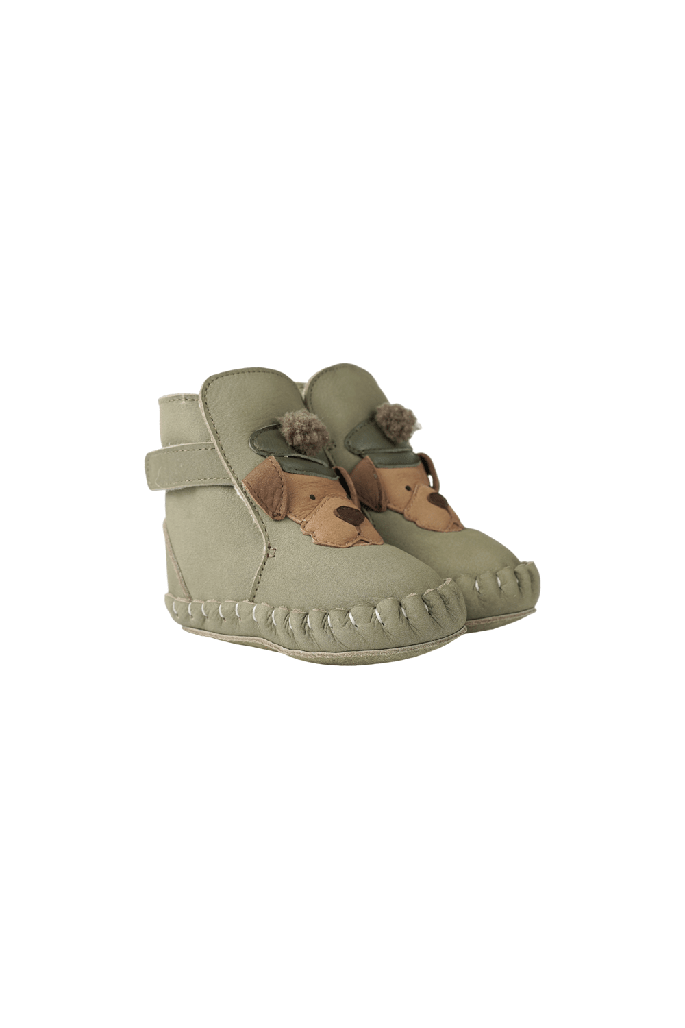 Junus Booties | Terrier - Stone Nubuck van Donsje Amsterdam | Kids Conceptstore Le Fanfare