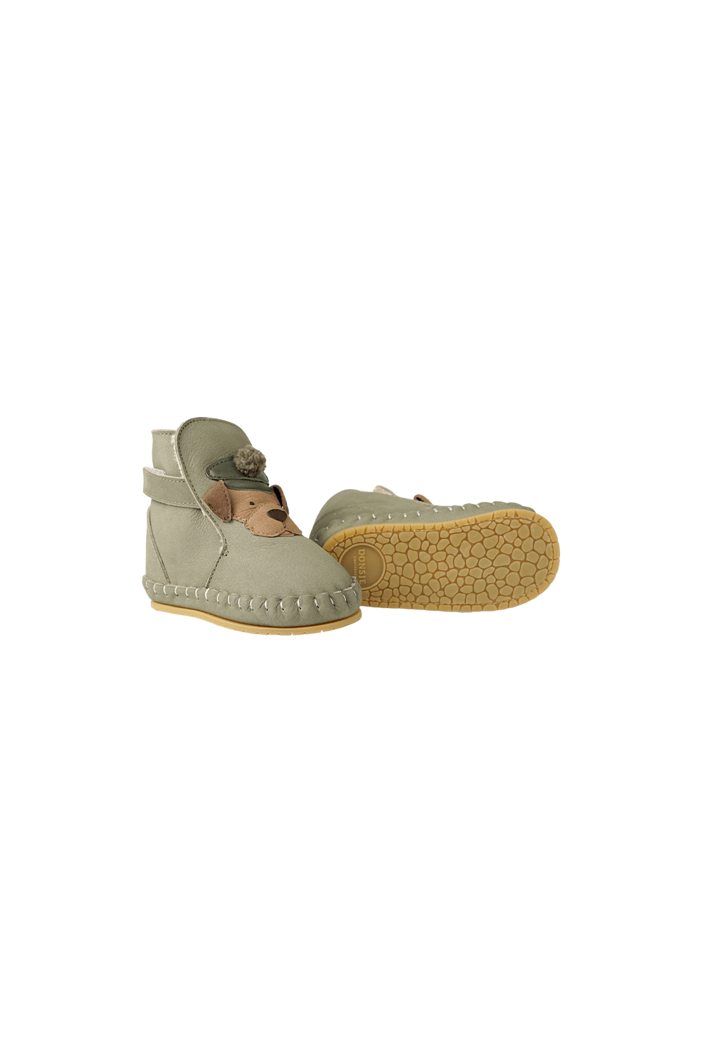 Junus Booties | Terrier - Stone Nubuck van Donsje Amsterdam | Kids Conceptstore Le Fanfare