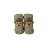 Junus Booties | Terrier - Stone Nubuck van Donsje Amsterdam | Kids Conceptstore Le Fanfare