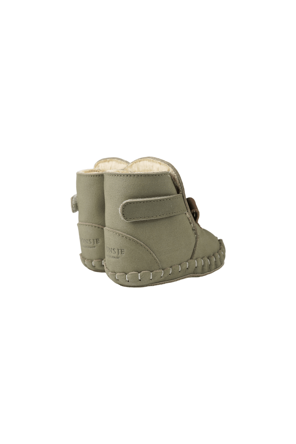 Junus Booties | Terrier - Stone Nubuck van Donsje Amsterdam | Kids Conceptstore Le Fanfare