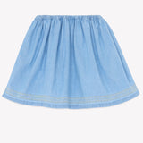 Jupe Framboise Chambray Clair