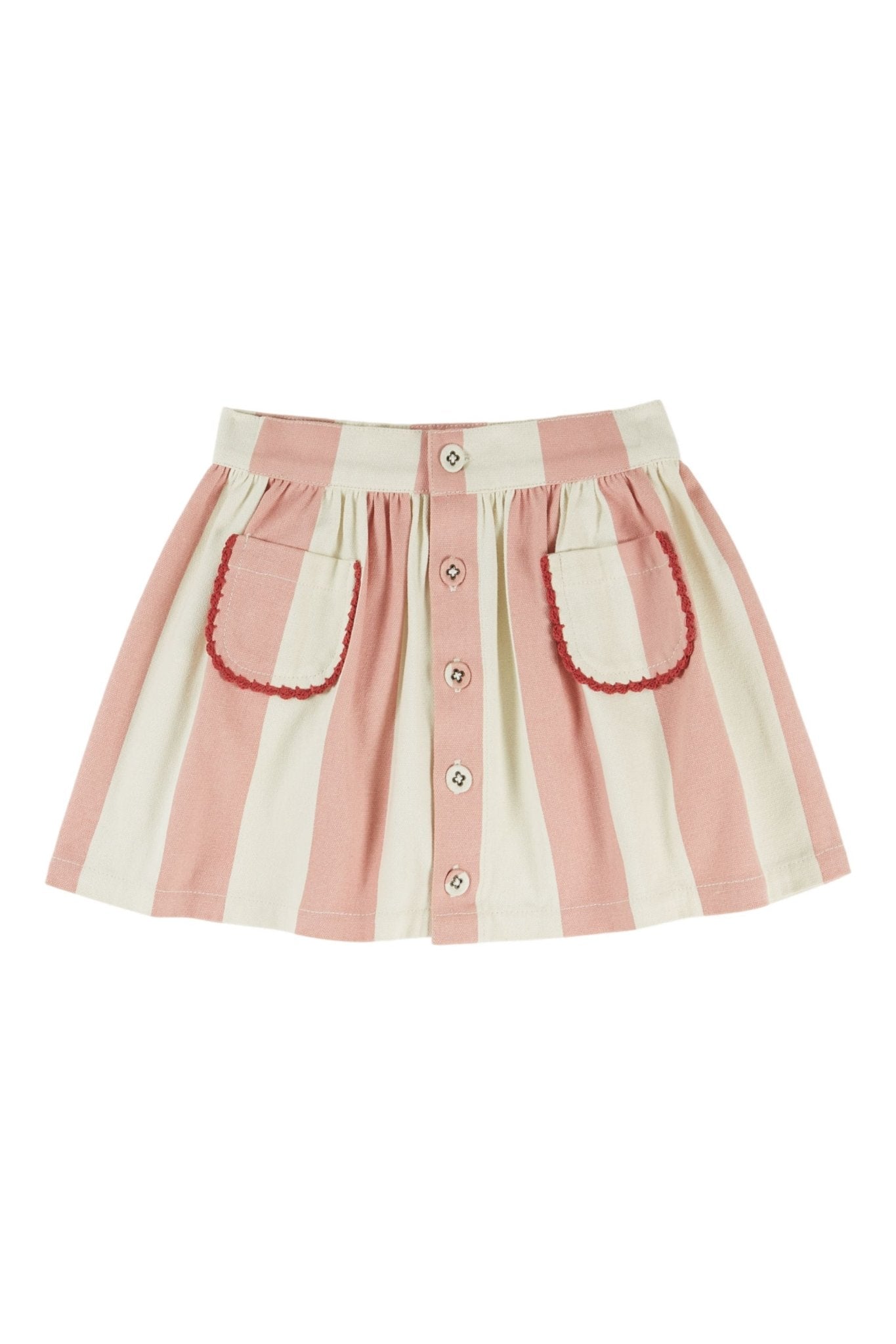 Jupe rayure crochet - Rayure large van Emile et Ida | Kids Conceptstore Le Fanfare