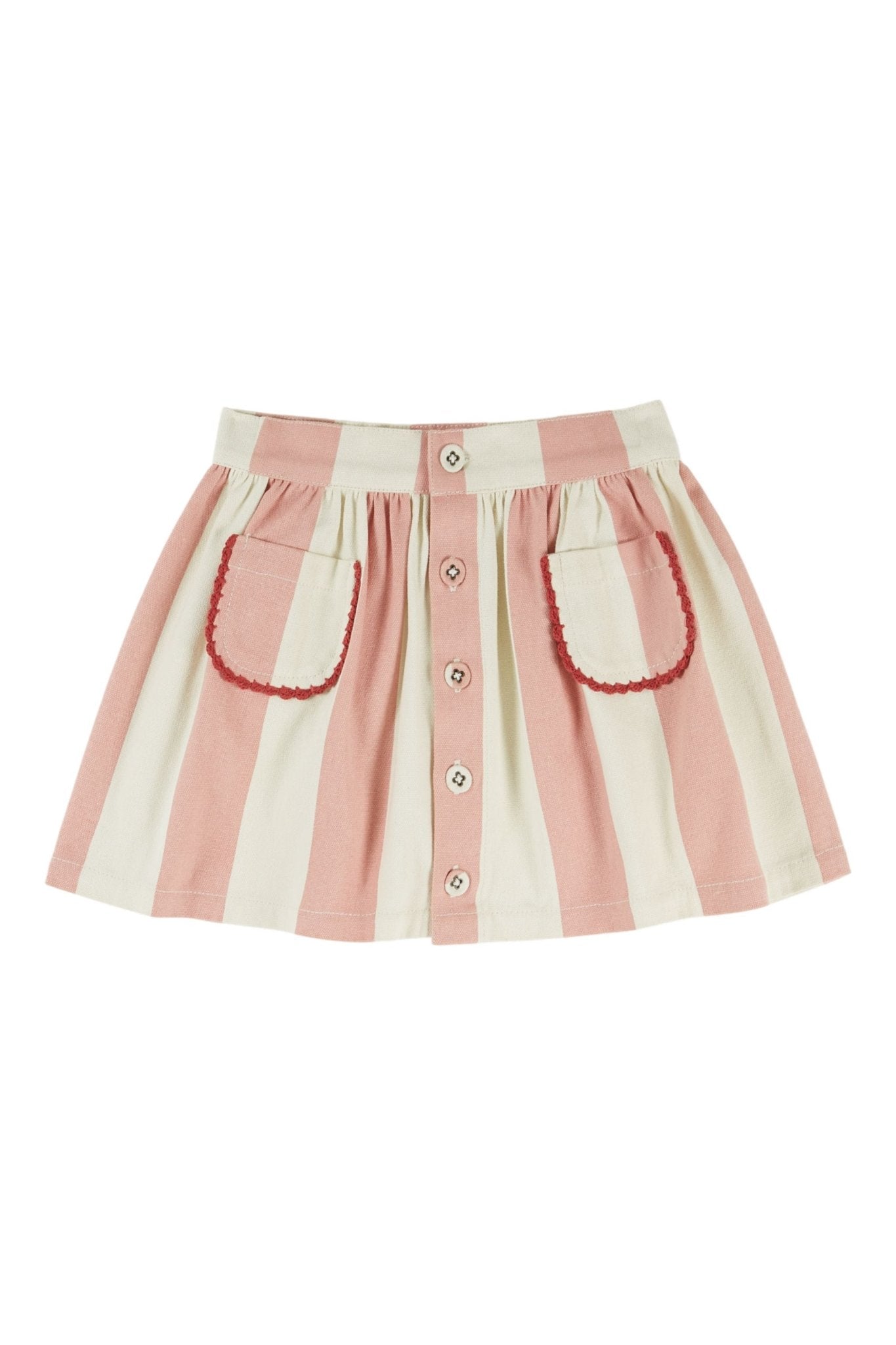 Jupe rayure crochet - Rayure large van Emile et Ida | Kids Conceptstore Le Fanfare