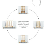 Kai baby cot - Cream oak van KAS Kopenhagen | Kids Conceptstore Le Fanfare