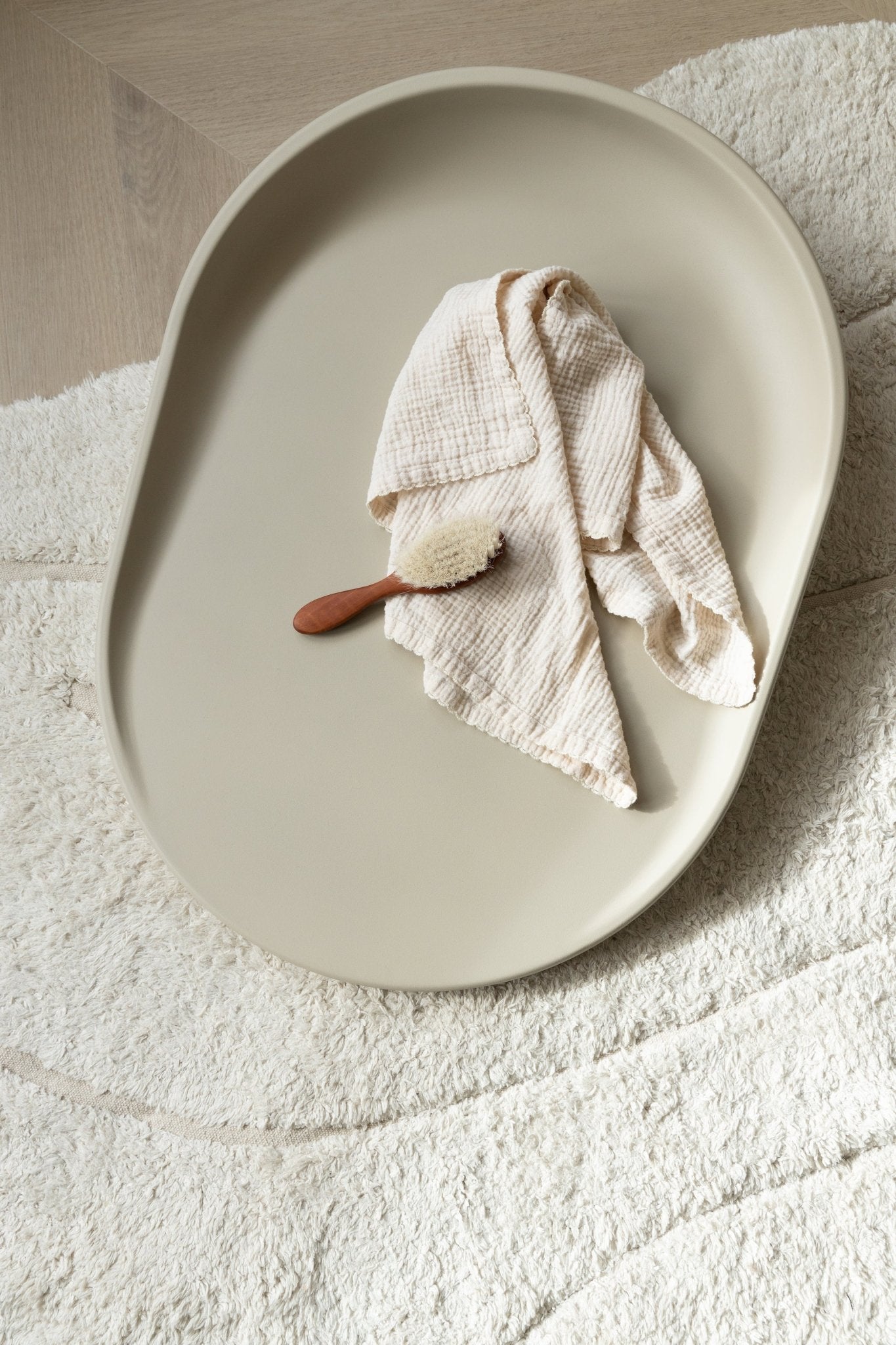 Kai changing mat - Dusty Olive van KAS Kopenhagen | Kids Conceptstore Le Fanfare