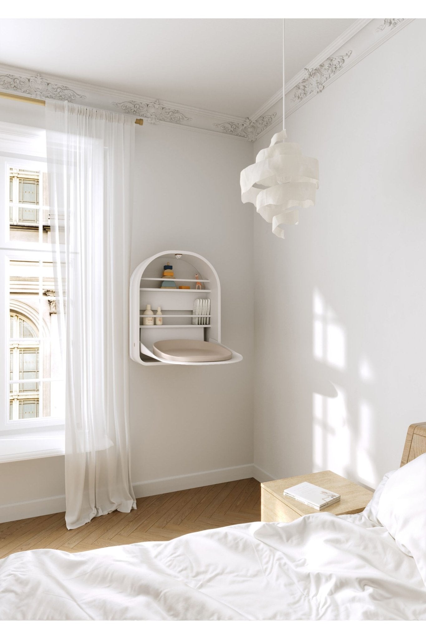 Kai wall changing table - White van KAS Kopenhagen | Kids Conceptstore Le Fanfare