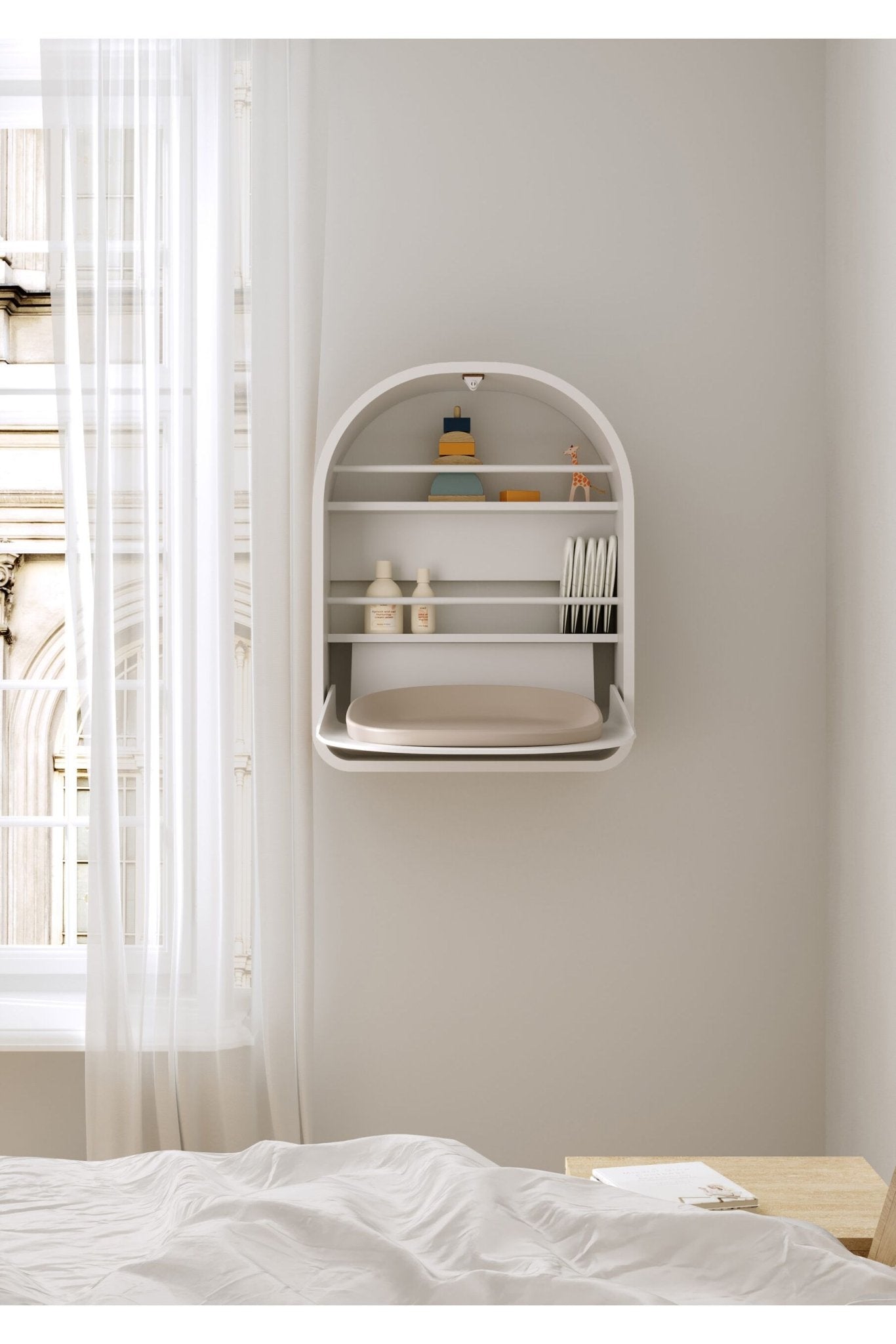 Kai wall changing table - White van KAS Kopenhagen | Kids Conceptstore Le Fanfare