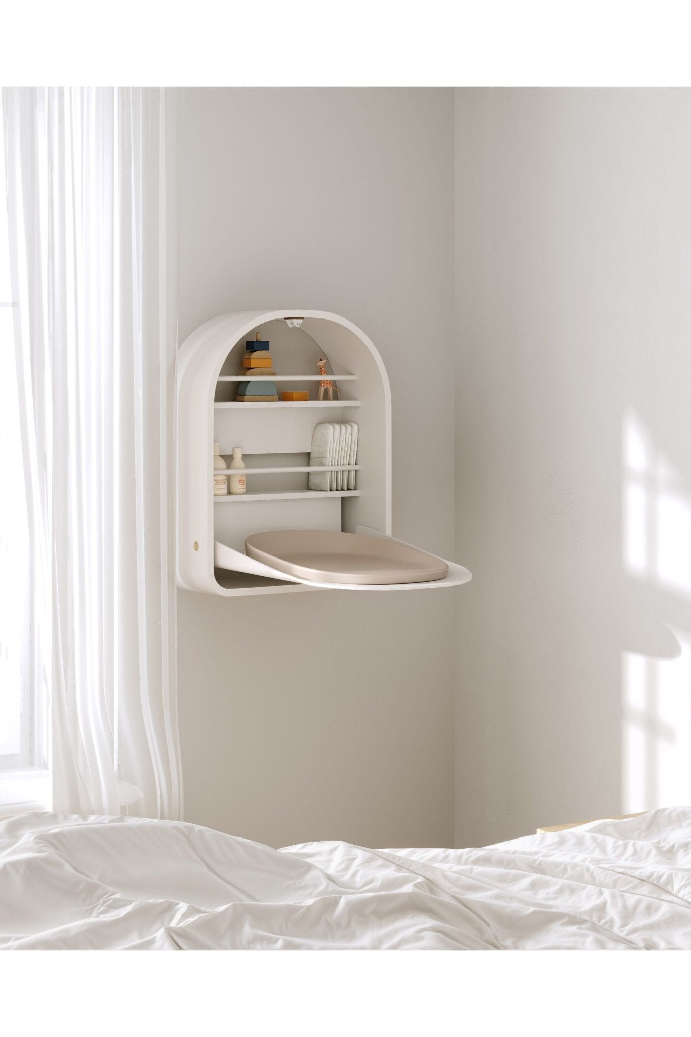 Kai wall changing table - White van KAS Kopenhagen | Kids Conceptstore Le Fanfare