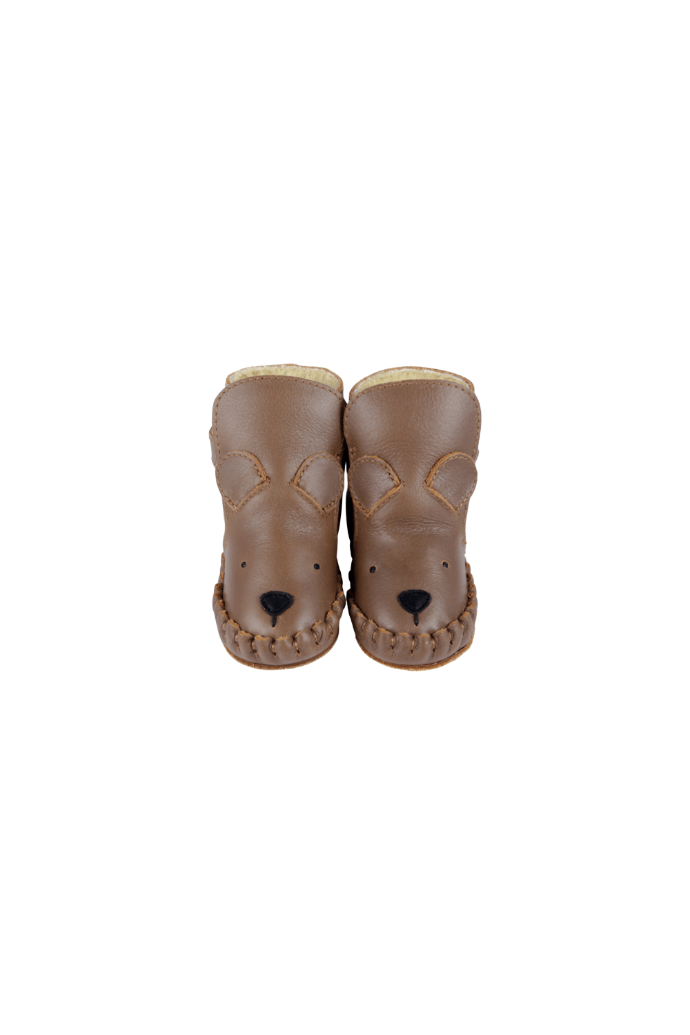 Kapi Classic Booties | Bear - Cognac Classic Leather van Donsje Amsterdam | Kids Conceptstore Le Fanfare