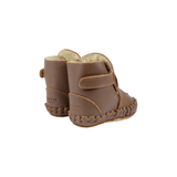 Kapi Classic Booties | Bear - Cognac Classic Leather van Donsje Amsterdam | Kids Conceptstore Le Fanfare
