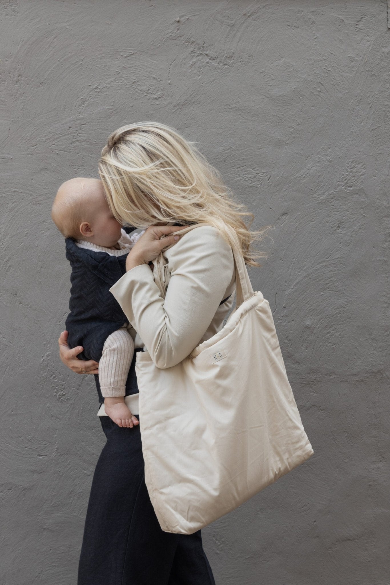 KAS Multi purpose tote - beige van KAS Kopenhagen | Kids Conceptstore Le Fanfare