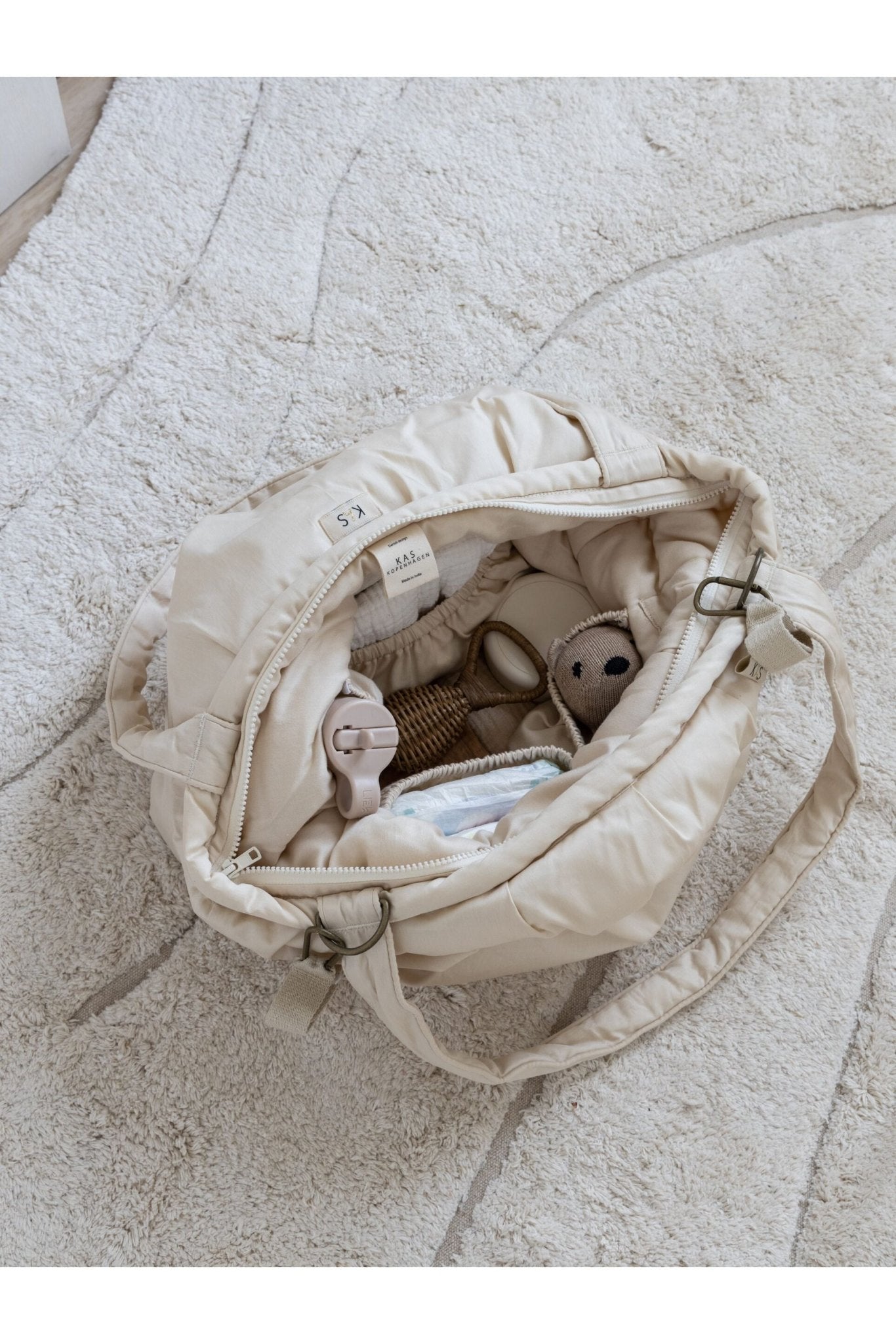 KAS Multi purpose tote - beige van KAS Kopenhagen | Kids Conceptstore Le Fanfare