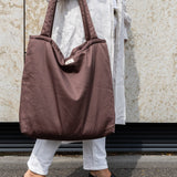 KAS Multi purpose tote - brown van KAS Kopenhagen | Kids Conceptstore Le Fanfare