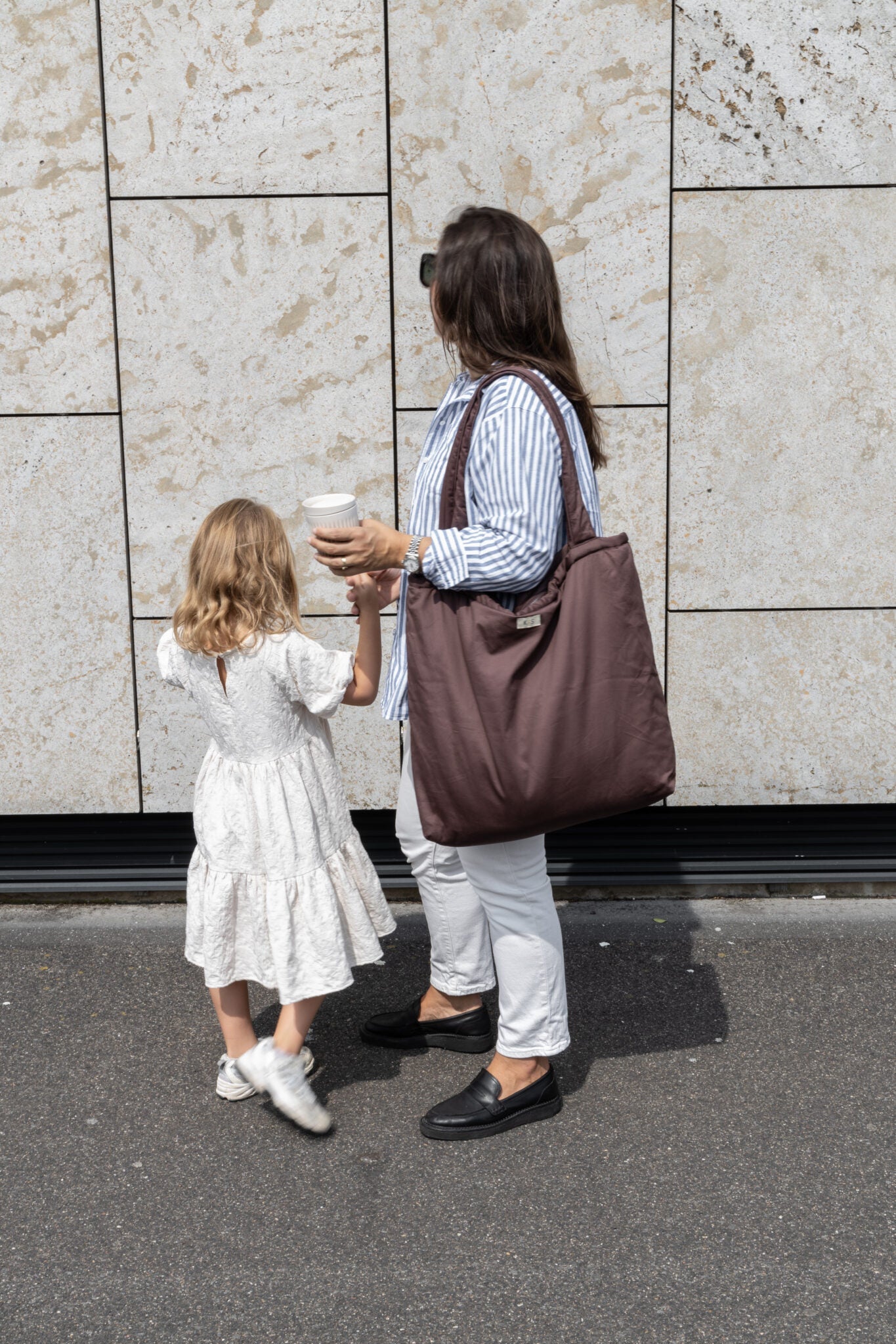 KAS Multi purpose tote - brown van KAS Kopenhagen | Kids Conceptstore Le Fanfare