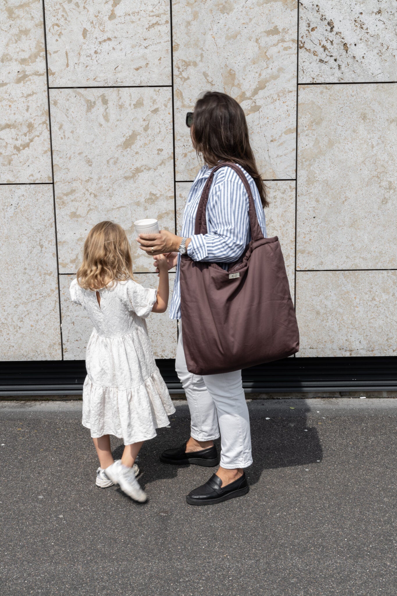 KAS Multi purpose tote - brown van KAS Kopenhagen | Kids Conceptstore Le Fanfare