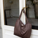 KAS Multi purpose tote with fold - brown van KAS Kopenhagen | Kids Conceptstore Le Fanfare