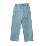 Kassim Denim Trousers - Bear - Ice Blue van Donsje Amsterdam | Kids Conceptstore Le Fanfare