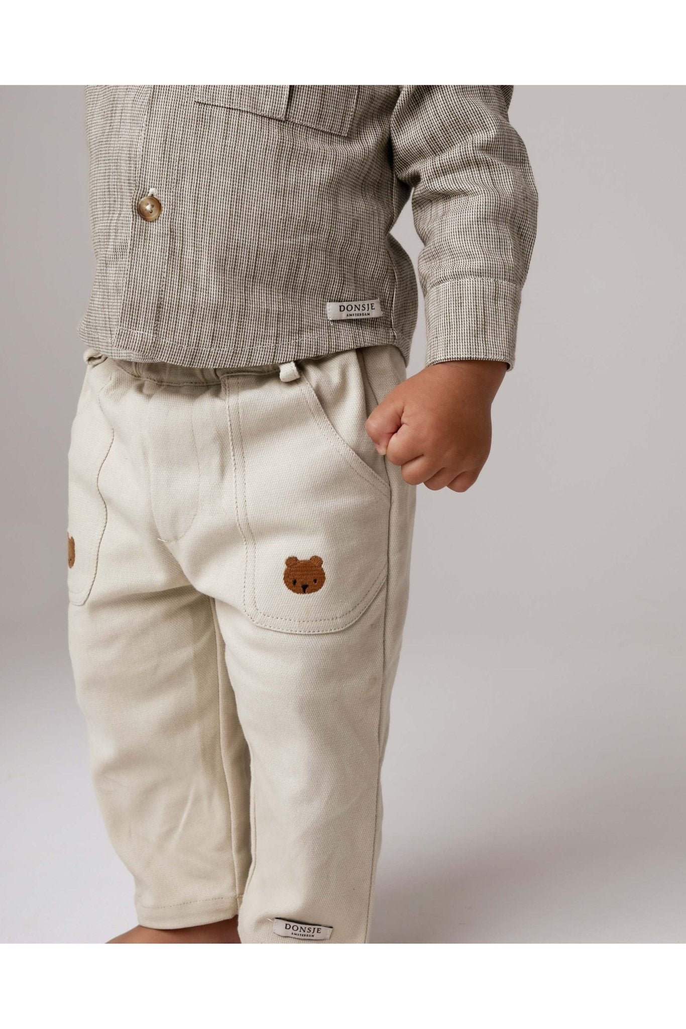 Kassim Trousers - Bear - Biscotti van Donsje Amsterdam | Kids Conceptstore Le Fanfare