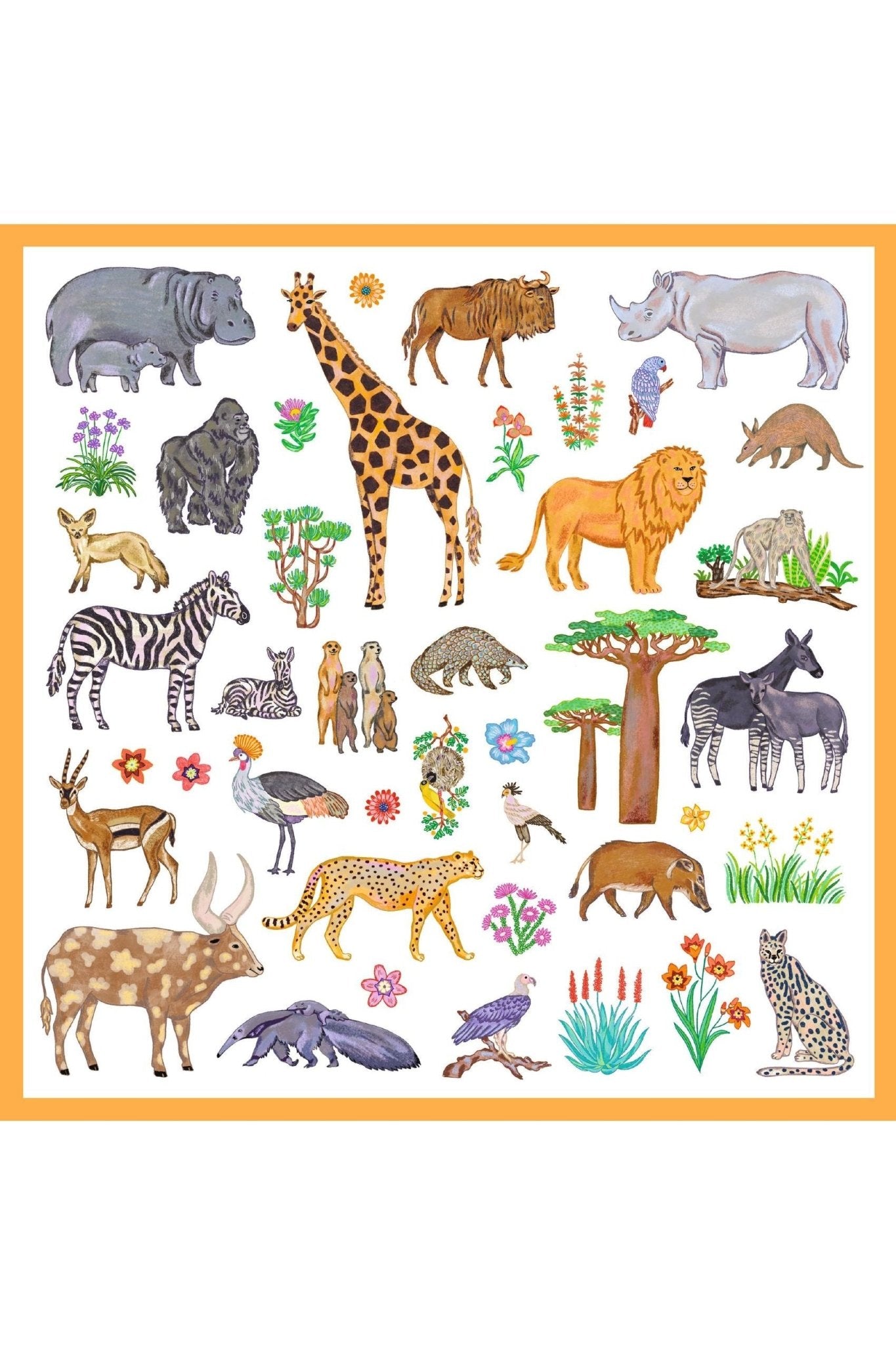 Kenia - Stickers van Djeco | Kids Conceptstore Le Fanfare
