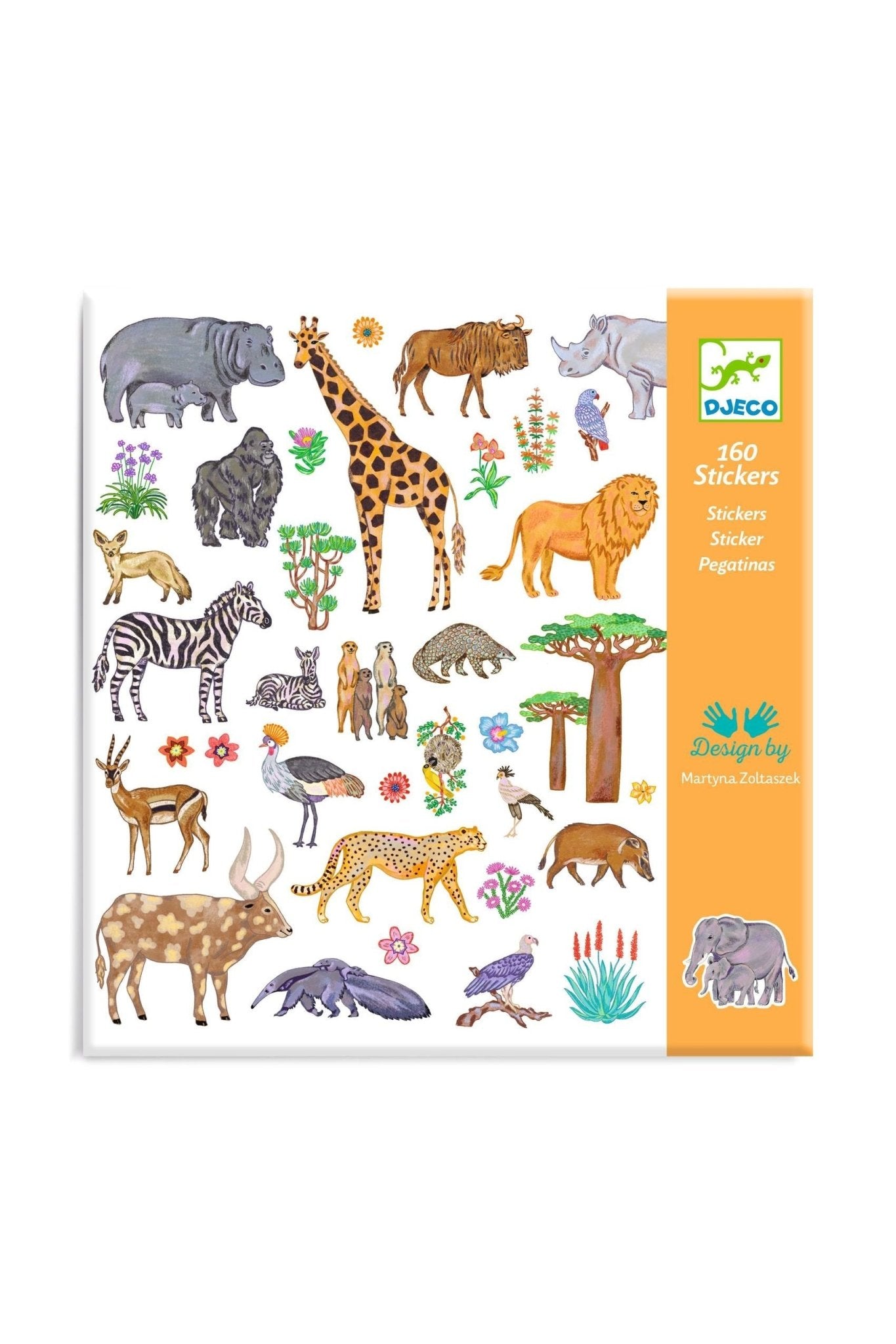 Kenia - Stickers van Djeco | Kids Conceptstore Le Fanfare