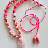 Ketting Palmboom Roze van ByMelo | Kids Conceptstore Le Fanfare