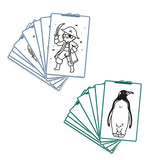 KidyDraw Mini - refill - Animals world | Oceans & pirates van Kidywolf | Kids Conceptstore Le Fanfare
