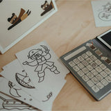 KidyDraw Mini - refill - Animals world | Oceans & pirates van Kidywolf | Kids Conceptstore Le Fanfare