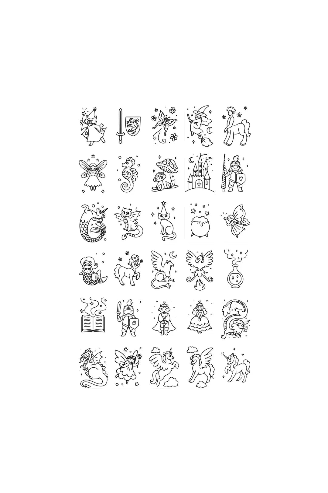 KidyDraw Mini - refill - Once upon a time | Animals van Kidywolf | Kids Conceptstore Le Fanfare
