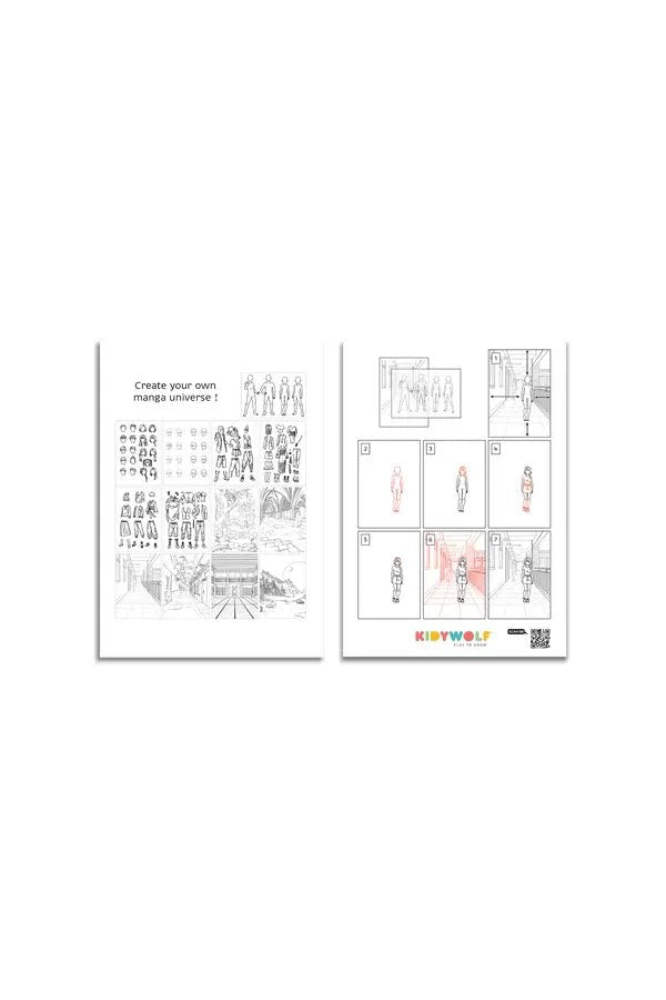 KidyDraw Pro - Manga world van Kidywolf | Kids Conceptstore Le Fanfare