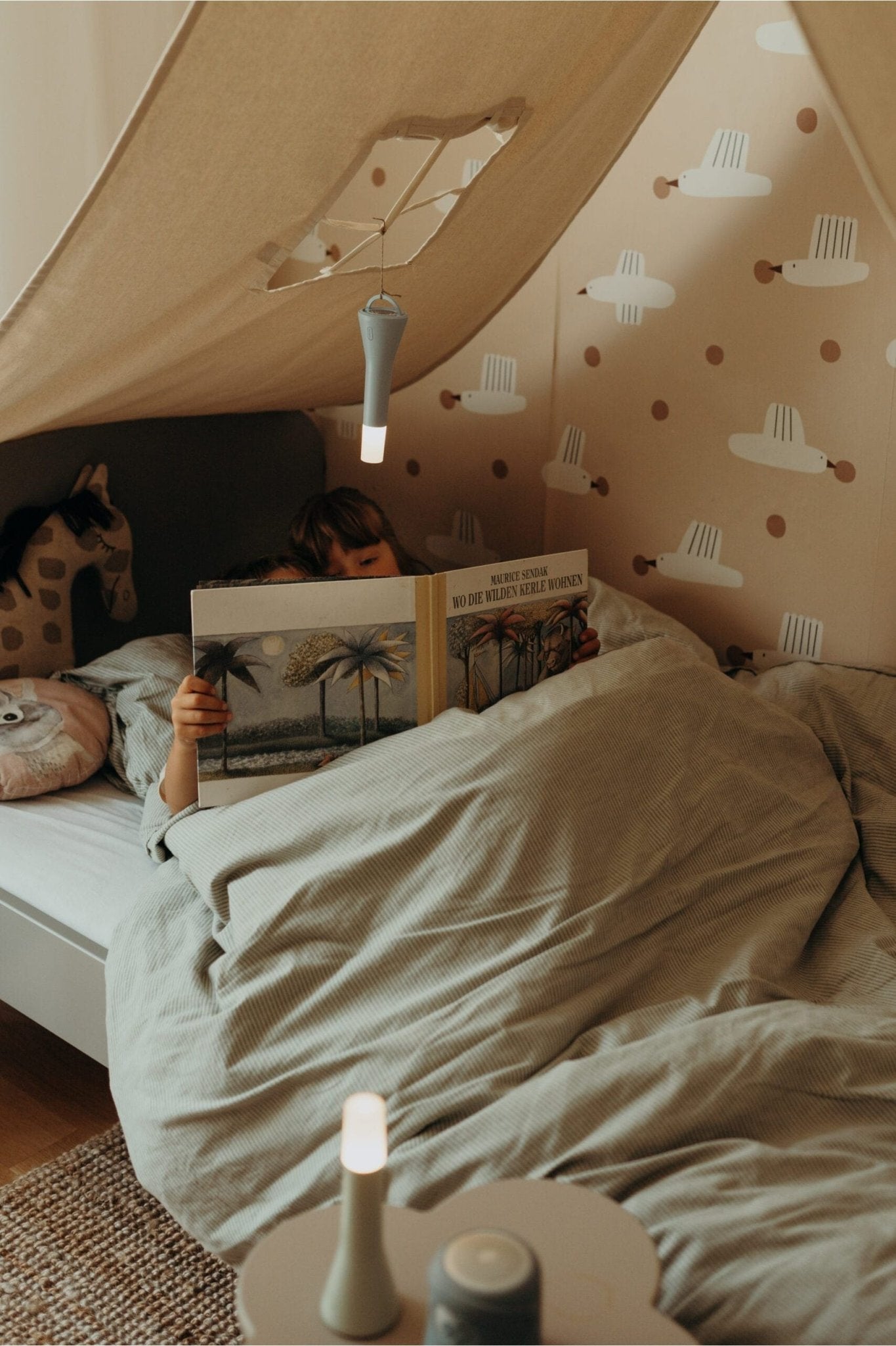 Kidywolf 3-in-1 zaklamp groen van Kidywolf | Kids Conceptstore Le Fanfare