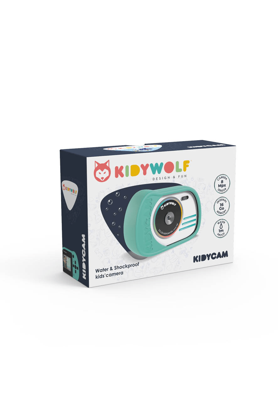 Kidywolf Kidycam Best Waterproof Camera - cyan van Kidywolf | Kids Conceptstore Le Fanfare