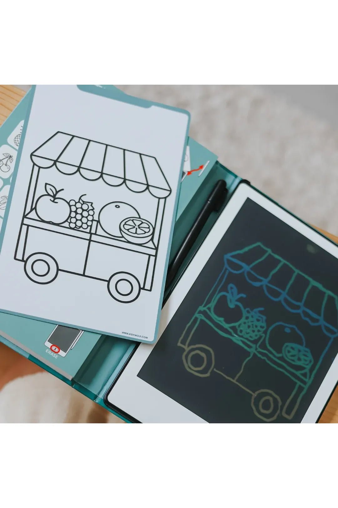 Kidywolf Kidydraw-Mini - My Little Market van Kidywolf | Kids Conceptstore Le Fanfare