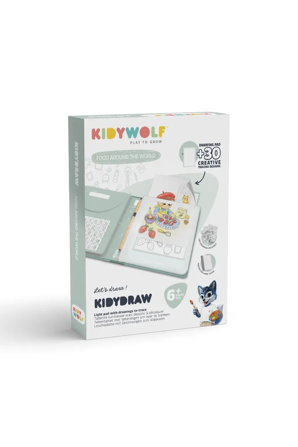 Kidywolf Kidydraw-pad - Food van Kidywolf | Kids Conceptstore Le Fanfare
