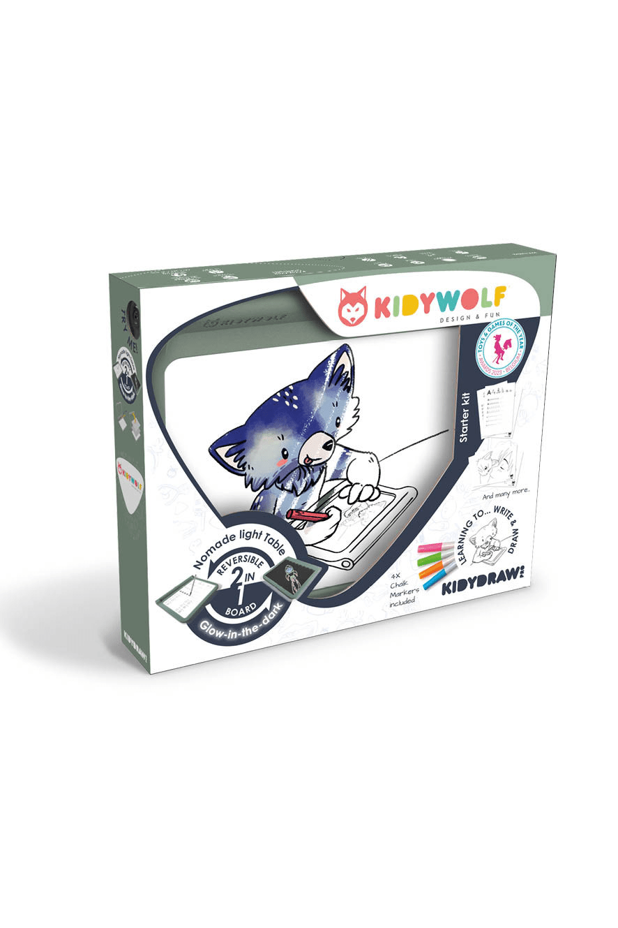 Kidywolf Kidydraw-pro - Green van Kidywolf | Kids Conceptstore Le Fanfare