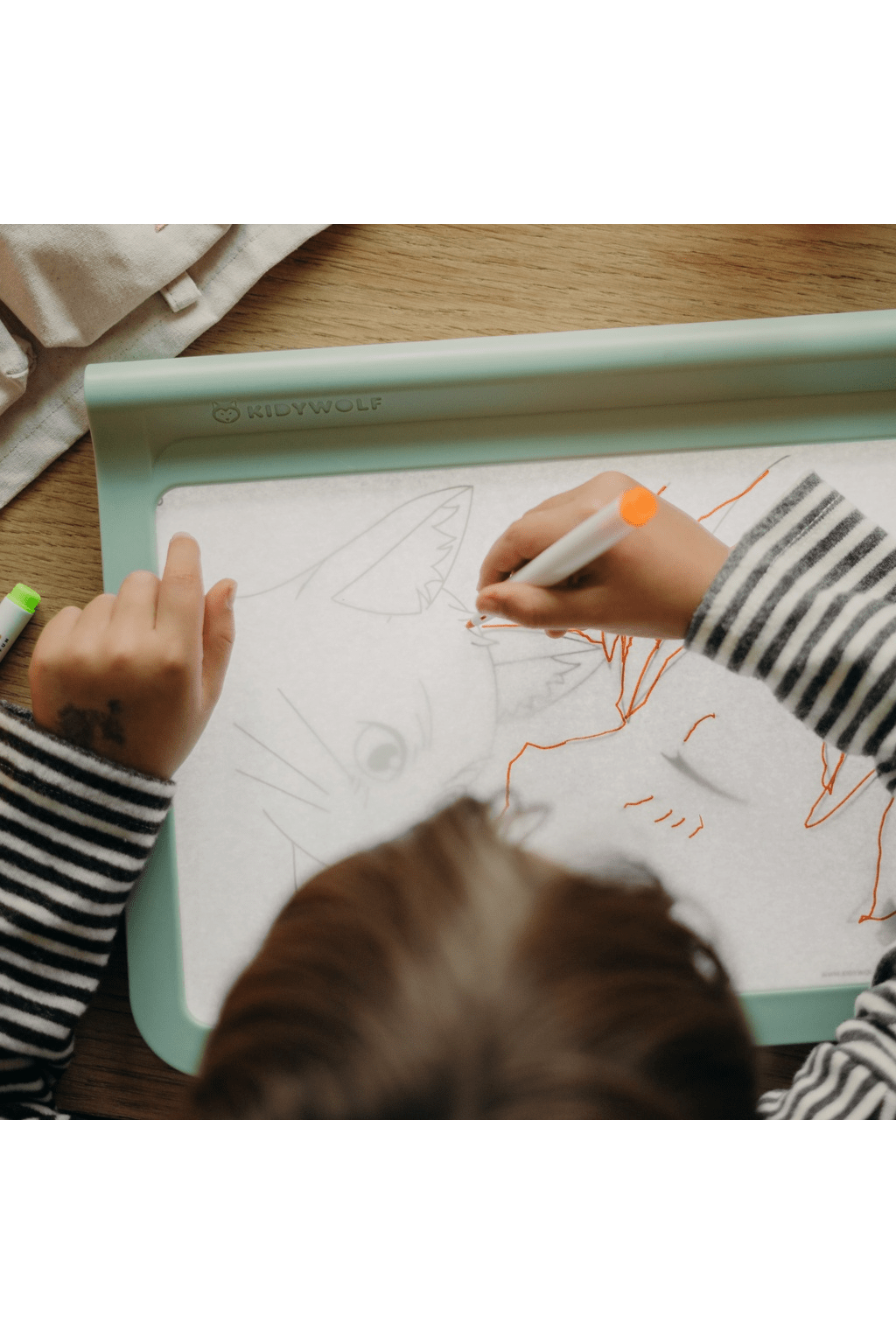 Kidywolf Kidydraw-pro - Green van Kidywolf | Kids Conceptstore Le Fanfare
