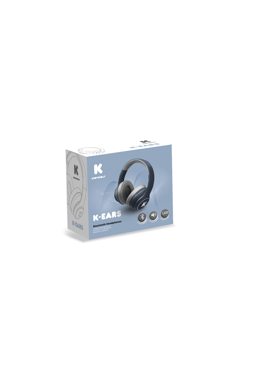 Kidywolf Kidyears Bluetooth - Blue van Kidywolf | Kids Conceptstore Le Fanfare